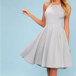 NWT Lulu’s Lavender Irresistible Charm midi dress
